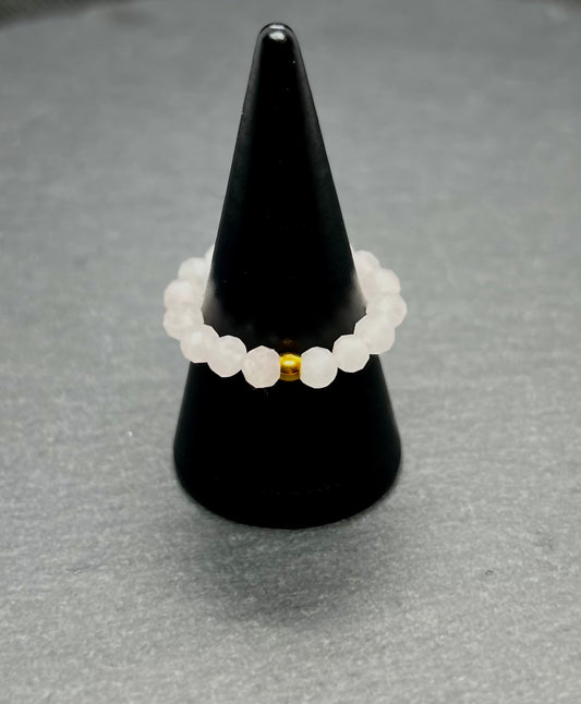 Rosenquarz Ring